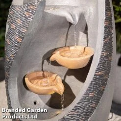 Serenity Cascading Flame Effect Water Feature -Garden Plants Shop G4827 SERENITYB