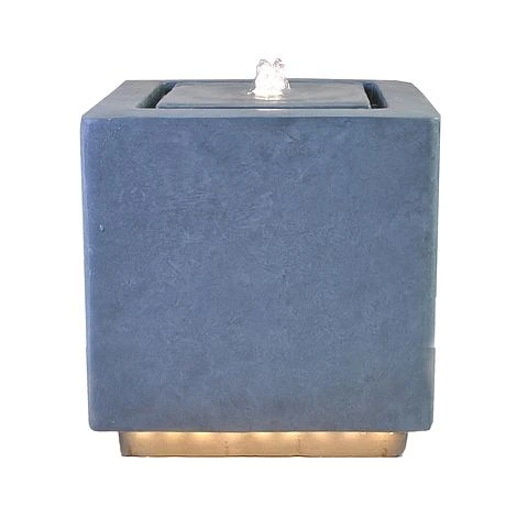 Outdoor Elite LED Cube Waterfeature Cement H40Cm W39Cm 3 Outdoor Elite LED Cube Waterfeature Cement H40Cm W39Cm